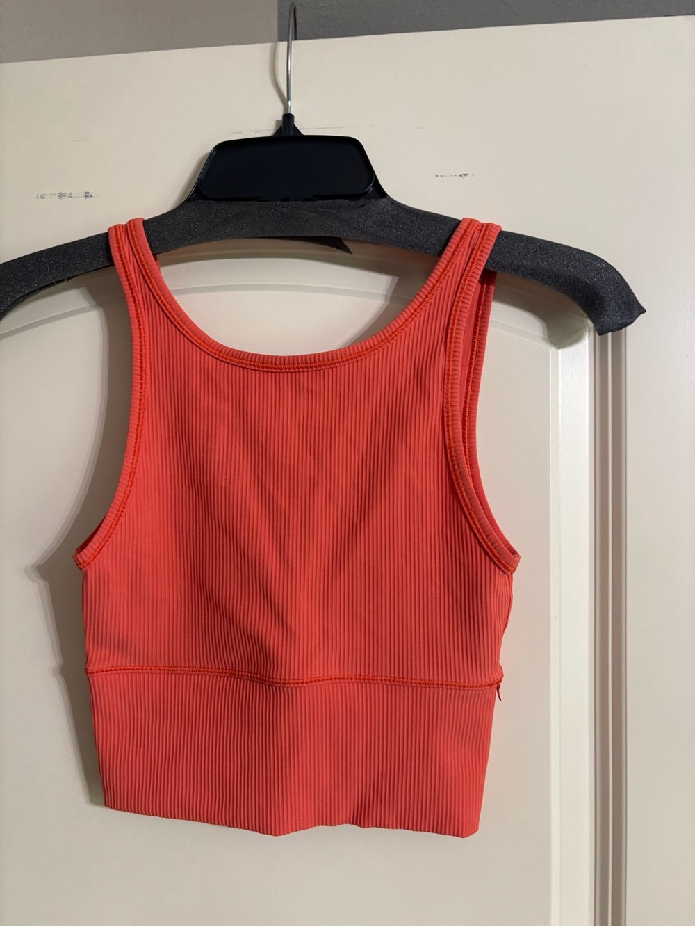 Lululemon Power Pivot Ribbed Tank Top
Coral Crop